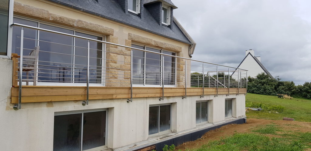 Garde corps inox Berthaume - Garde-corps inox Berthaume - Quimper Brest