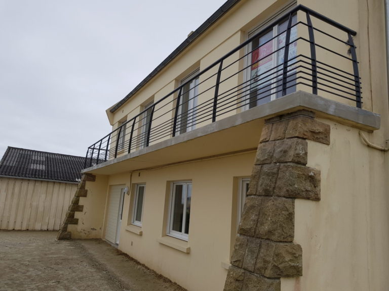 Grade corps aluminium Plougonvelin - Garde-corps - Quimper Brest