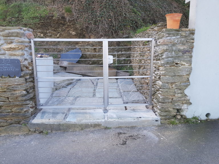 Portail inox Le Conquet - Portails - Quimper Brest