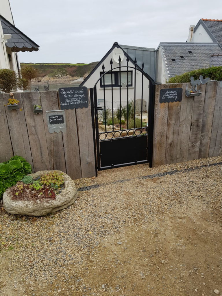 Portillon metal laque Le Conquet - Portails - Quimper Brest