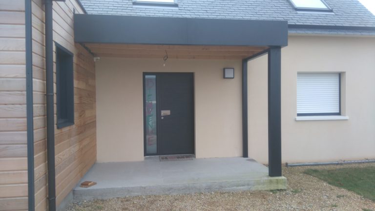 carport le conquet - Menuiserie metallique - Quimper Brest