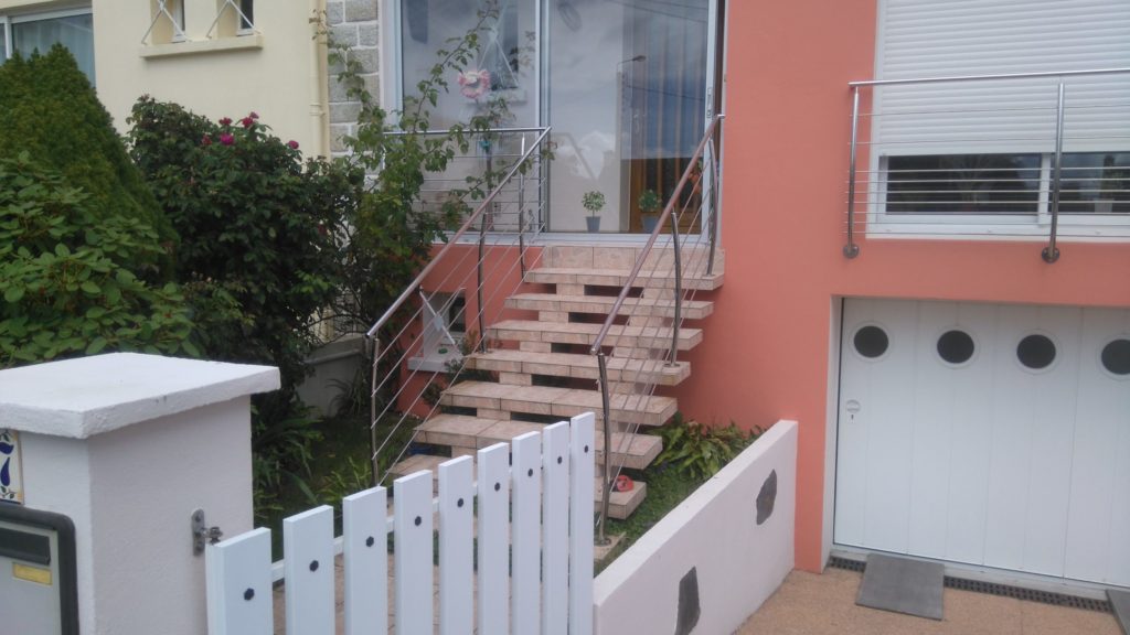 garde corps escalier inox brest - Garde corps escalier inox Brest - Quimper Brest